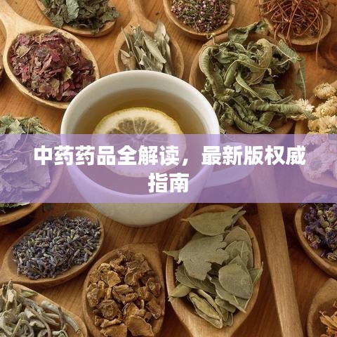 中药药品解读，权威最新版指南