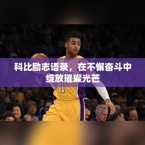 科比励志语录，在不懈奋斗中绽放璀璨光芒