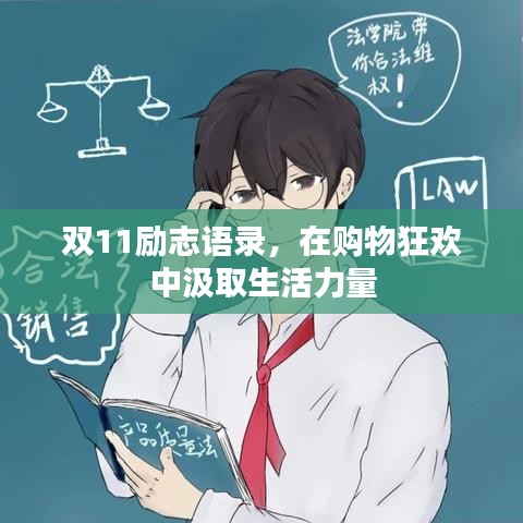 双11励志语录，在购物狂欢中汲取生活力量