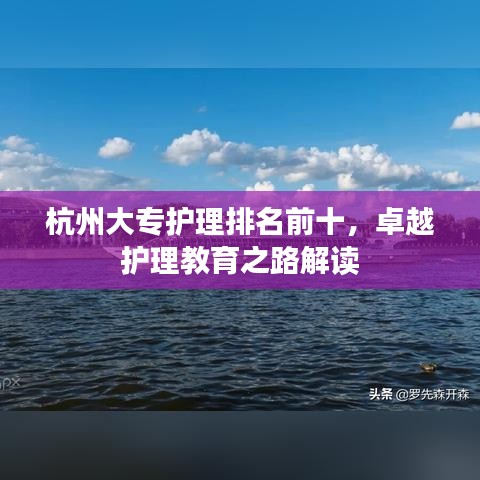 杭州大专护理排名前十，卓越护理教育之路解读