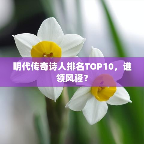 明代传奇诗人排名TOP10，谁领风骚？