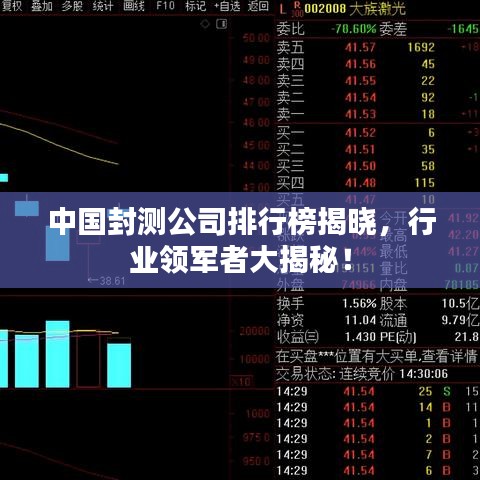 中国封测公司排行榜揭晓，行业领军者大揭秘！