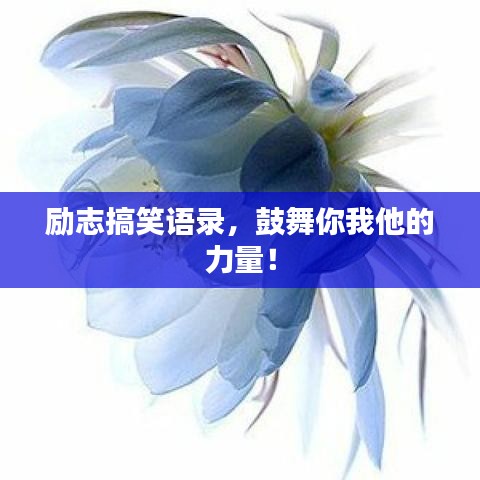 励志搞笑语录，鼓舞你我他的力量！