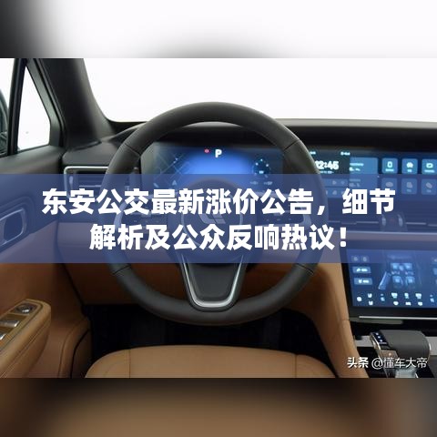东安公交最新涨价公告，细节解析及公众反响热议！