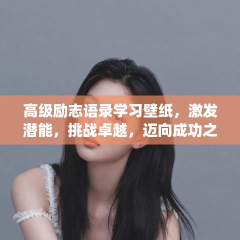 高级励志语录学习壁纸，激发潜能，挑战卓越，迈向成功之路！