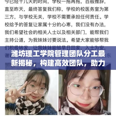 潍坊理工学院管理团队分工最新揭秘，构建高效团队，助力学院发展！