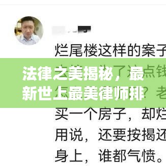 法律之美揭秘，最新世上最美律师排行榜，公正背后的故事