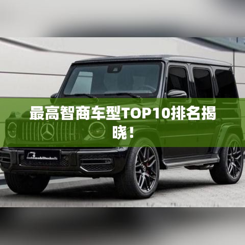 最高智商车型TOP10排名揭晓！