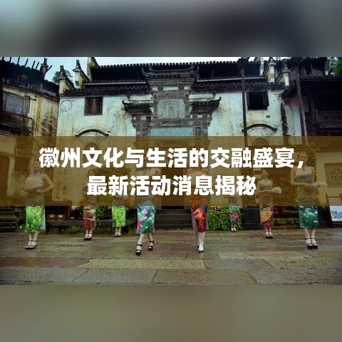 徽州文化与生活的交融盛宴，最新活动消息揭秘