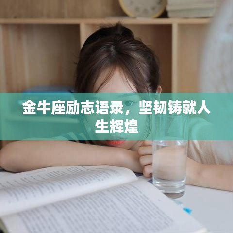 金牛座励志语录，坚韧铸就人生辉煌