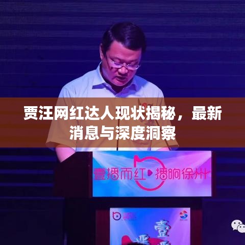 贾汪网红达人现状揭秘，最新消息与深度洞察