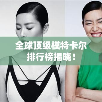 全球顶级模特卡尔排行榜揭晓！