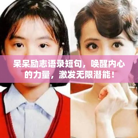呆呆励志语录短句，唤醒内心的力量，激发无限潜能！
