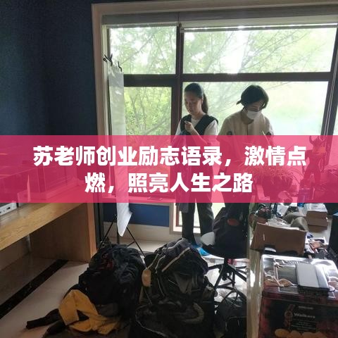 苏老师创业励志语录，激情点燃，照亮人生之路