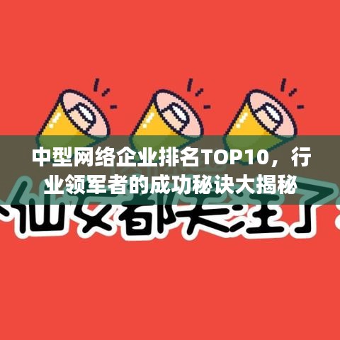 中型网络企业排名TOP10，行业领军者的成功秘诀大揭秘