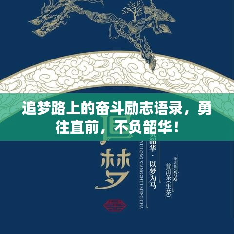 追梦路上的奋斗励志语录，勇往直前，不负韶华！