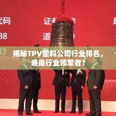 揭秘TPV塑料公司行业排名，谁是行业领军者？