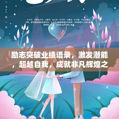 励志突破业绩语录，激发潜能，超越自我，成就非凡辉煌之路