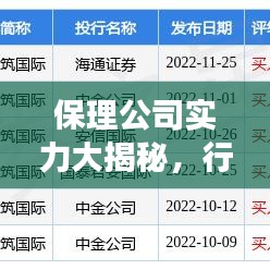 保理公司实力大揭秘，行业排名、领导者与未来趋势展望