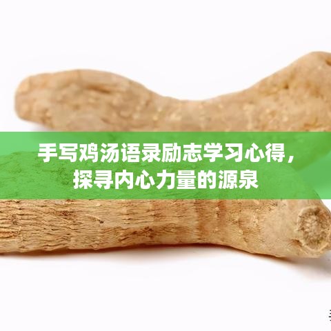 手写鸡汤语录励志学习心得，探寻内心力量的源泉