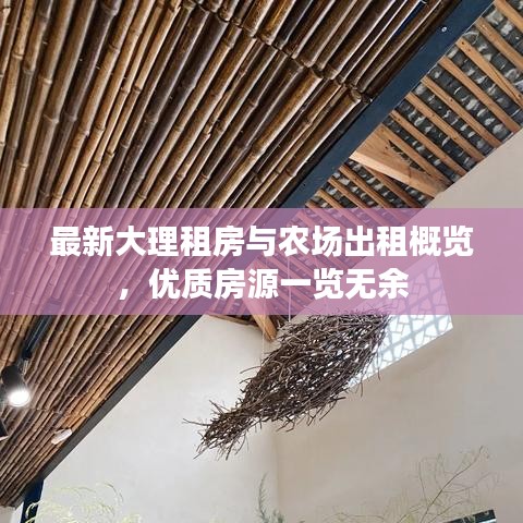 最新大理租房与农场出租概览，优质房源一览无余
