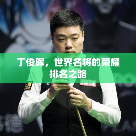 丁俊晖，世界名将的荣耀排名之路