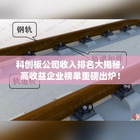 科创板公司收入排名大揭秘，高收益企业榜单重磅出炉！