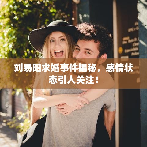 刘易阳求婚事件揭秘，感情状态引人关注！