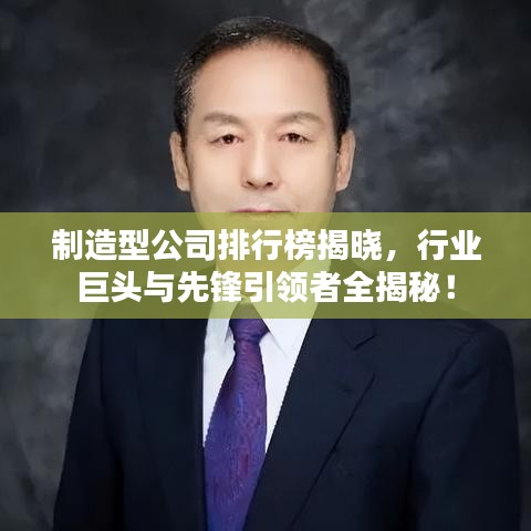 制造型公司排行榜揭晓，行业巨头与先锋引领者全揭秘！