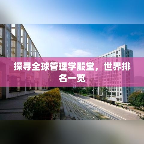 探寻全球管理学殿堂，世界排名一览