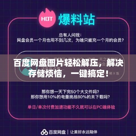 百度网盘图片轻松解压，解决存储烦恼，一键搞定！
