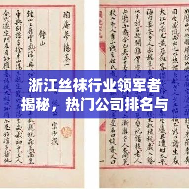 浙江丝袜行业领军者揭秘，热门公司排名与成功秘诀探索