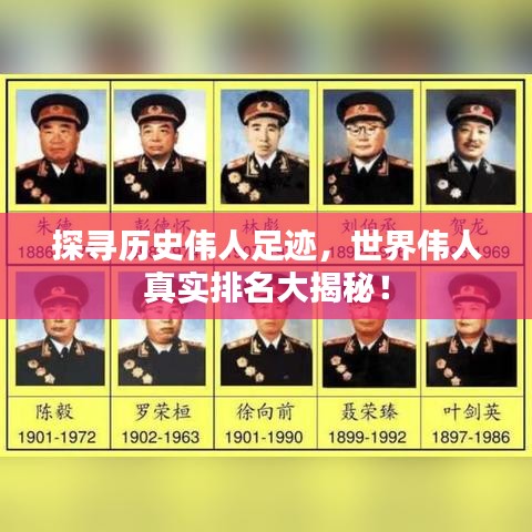 探寻历史伟人足迹，世界伟人真实排名大揭秘！