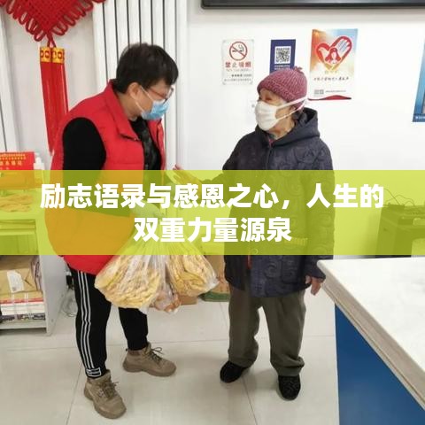 励志语录与感恩之心，人生的双重力量源泉