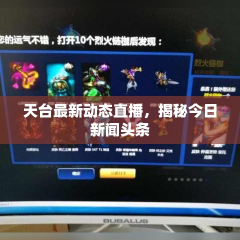 天台最新动态直播，揭秘今日新闻头条