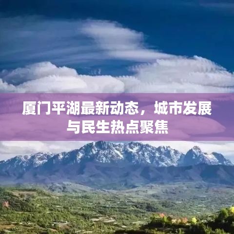 厦门平湖最新动态，城市发展与民生热点聚焦