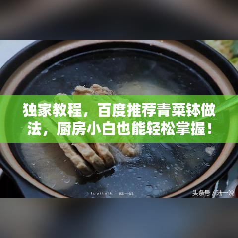 独家教程，百度推荐青菜钵做法，厨房小白也能轻松掌握！