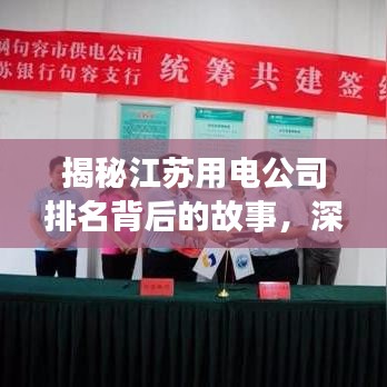 揭秘江苏用电公司排名背后的故事，深度探究其发展历程与成功秘诀