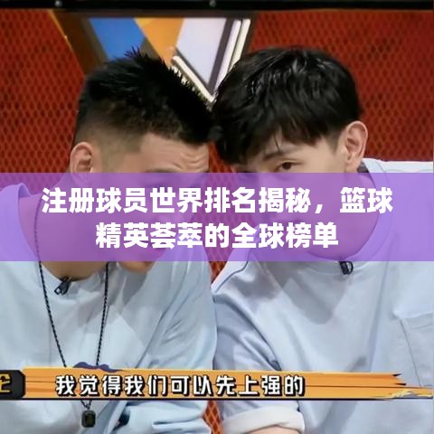 注册球员世界排名揭秘，篮球精英荟萃的全球榜单