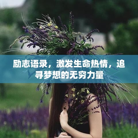 励志语录，激发生命热情，追寻梦想的无穷力量