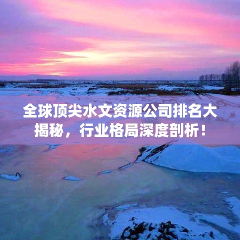 全球顶尖水文资源公司排名大揭秘，行业格局深度剖析！