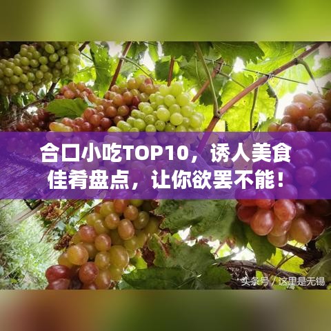 合口小吃TOP10，诱人美食佳肴盘点，让你欲罢不能！
